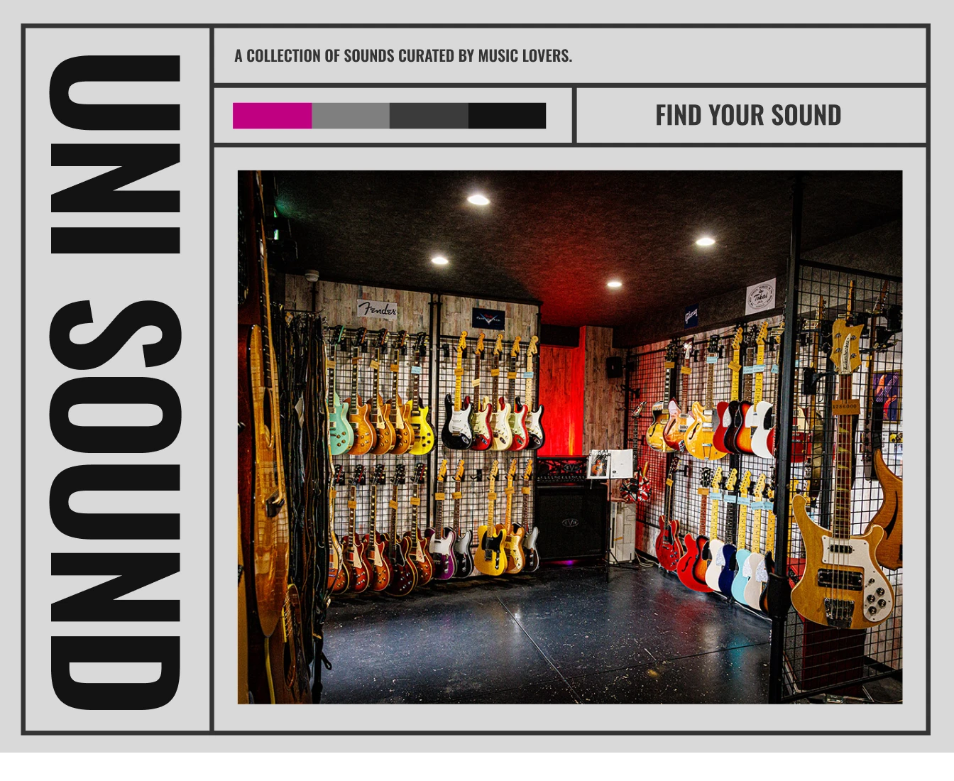 UNI SOUND - Find your sound - A collection of sounds curated by music lovers.